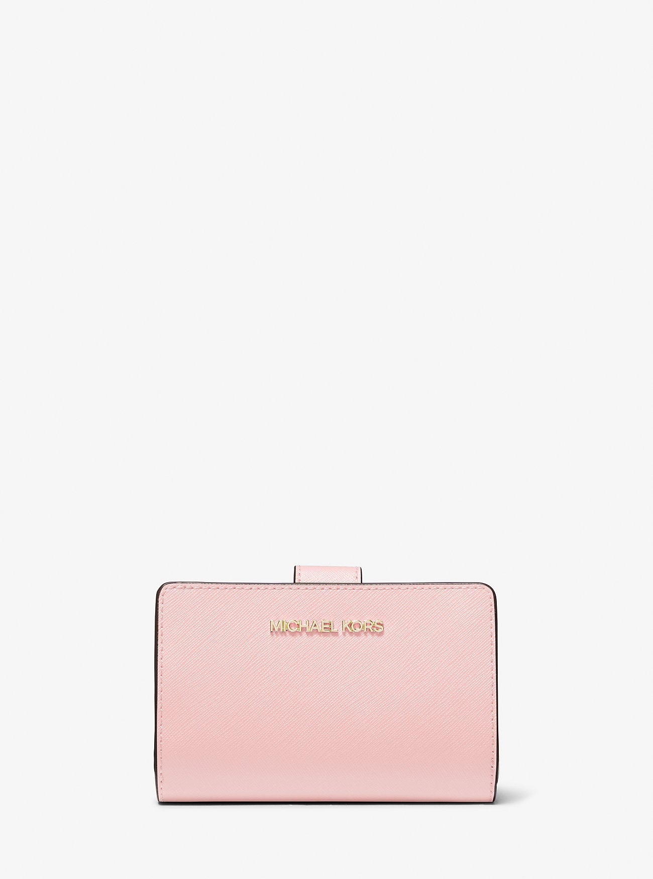 Medium Crossgrain Leather Wallet Powder Blush Powder Blush