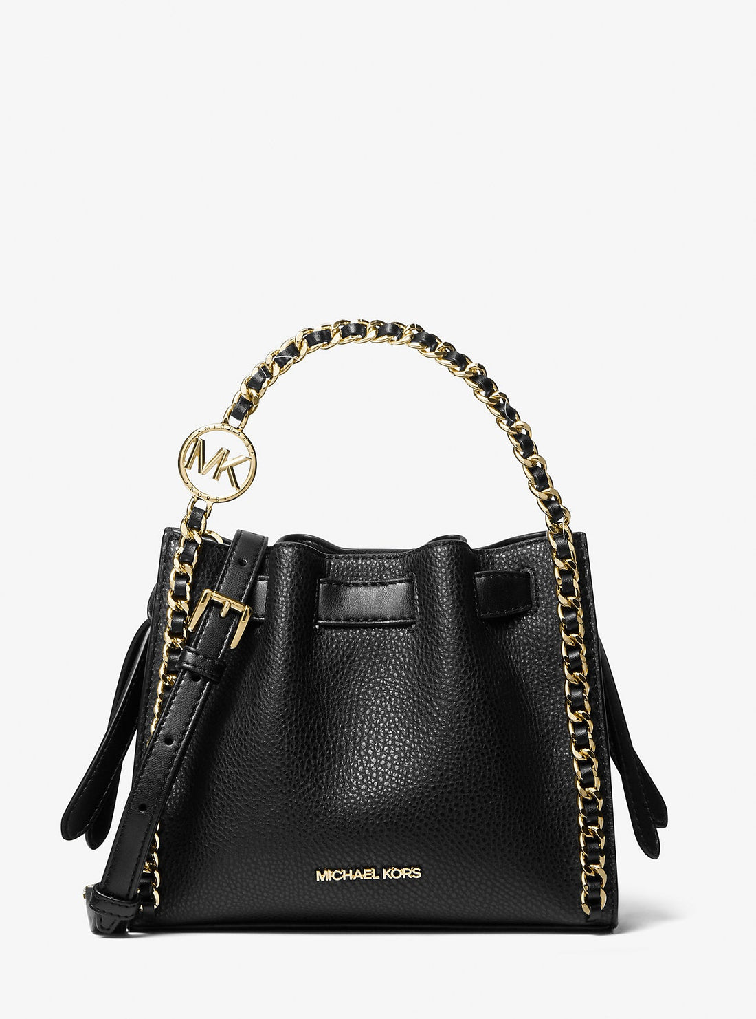 Mina Small Chain Crossbody Bag Black Black