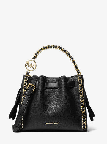 Mina Small Chain Crossbody Bag Black Black