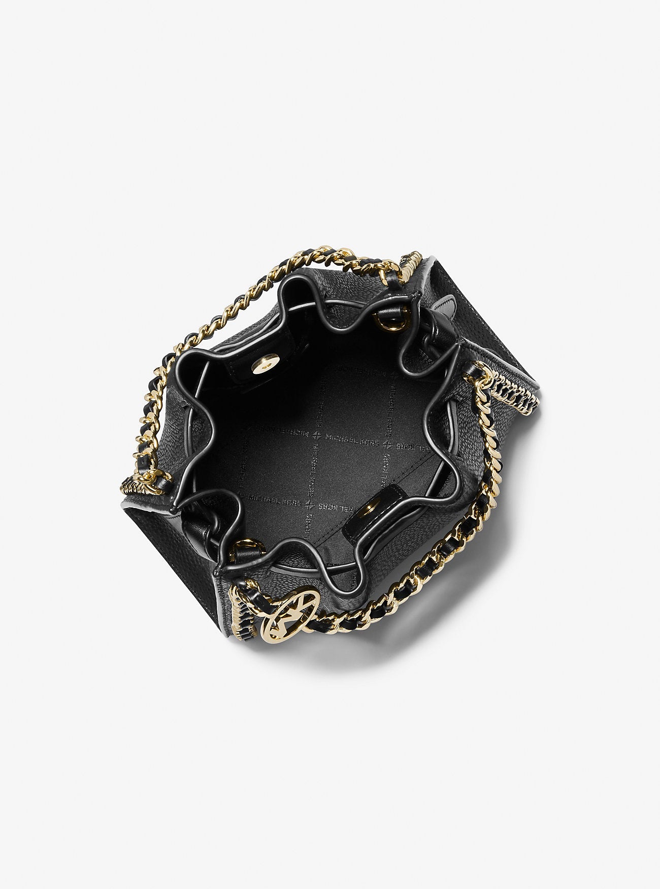 Mina Small Chain Crossbody Bag Black Black