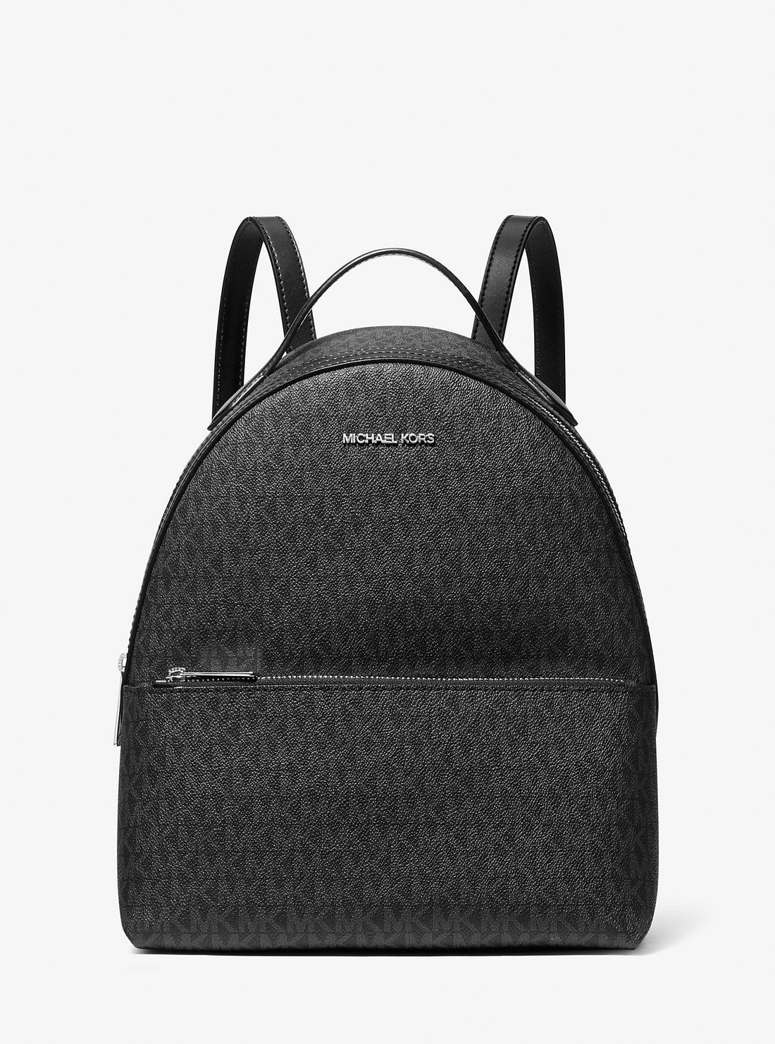 Sheila Medium Signature Logo Backpack Black Black