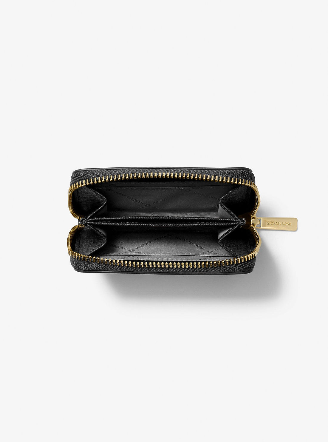 Jet Set Travel Medium Saffiano Leather Wallet Black Black