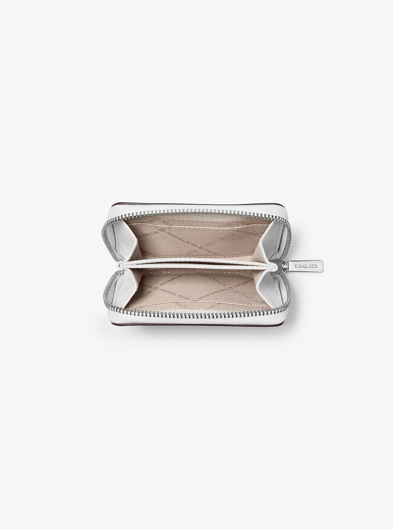 Jet Set Travel Medium Saffiano Leather Wallet Optic White Optic White