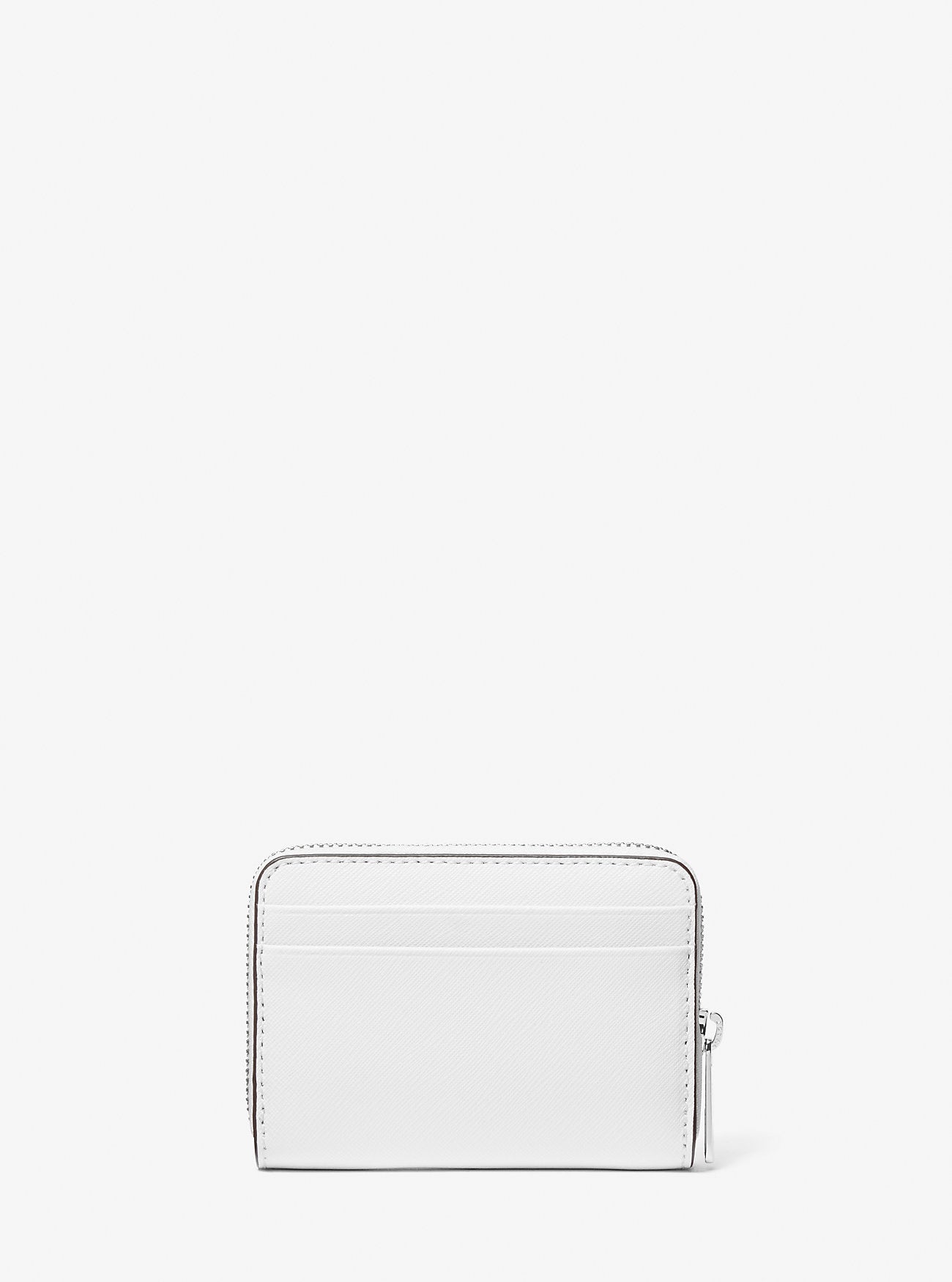 Jet Set Travel Medium Saffiano Leather Wallet Optic White Optic White