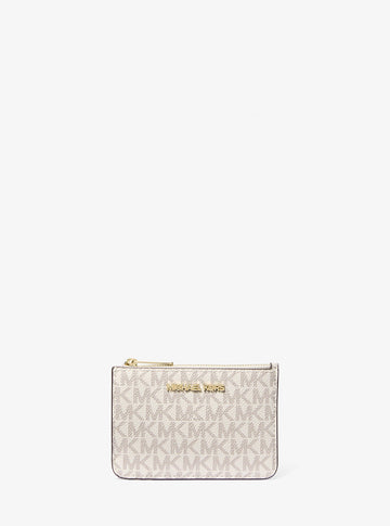 Jet Set Travel Small Signature Logo Coin Purse Vanilla Vanilla