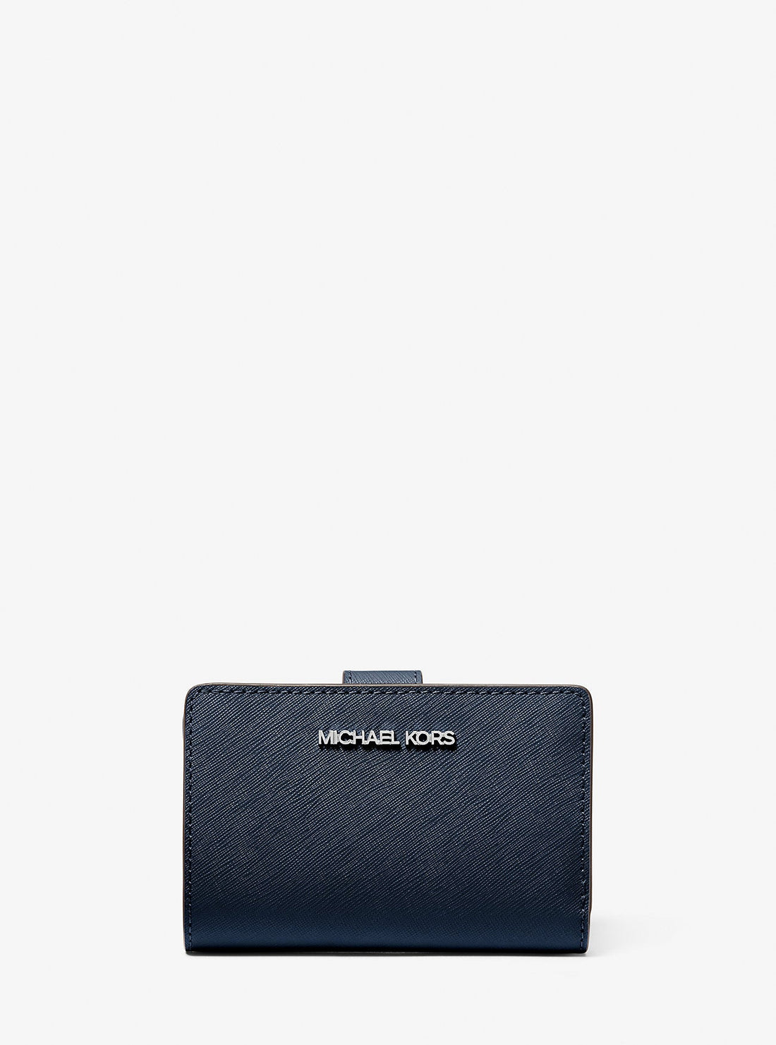 Medium Saffiano Leather Wallet Navy Navy