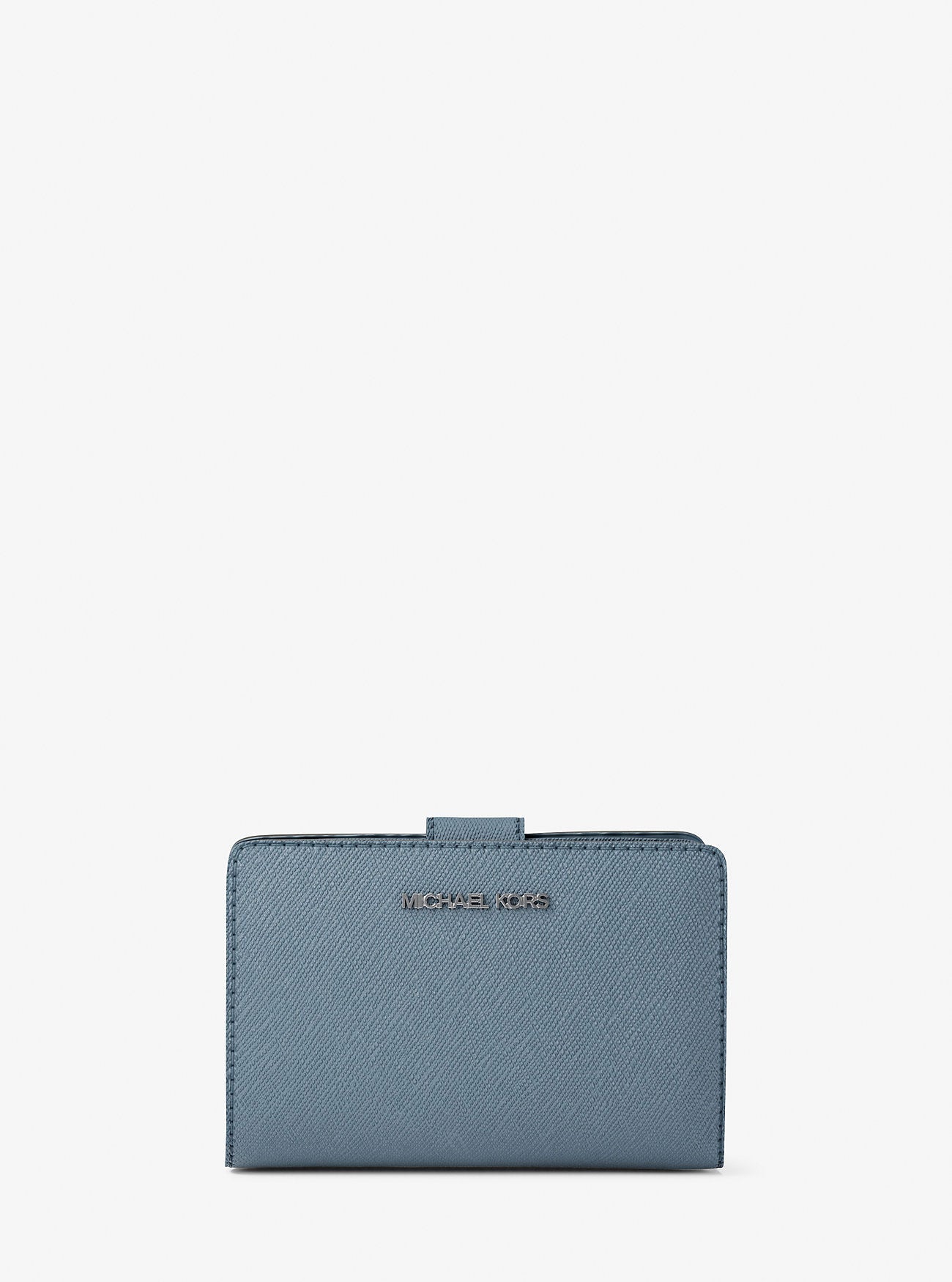 Medium Saffiano Leather Wallet Cornflower Cornflower