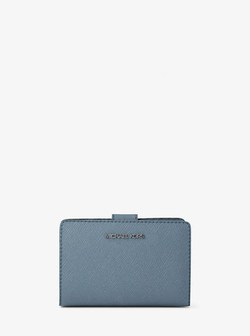 Medium Saffiano Leather Wallet Cornflower Cornflower