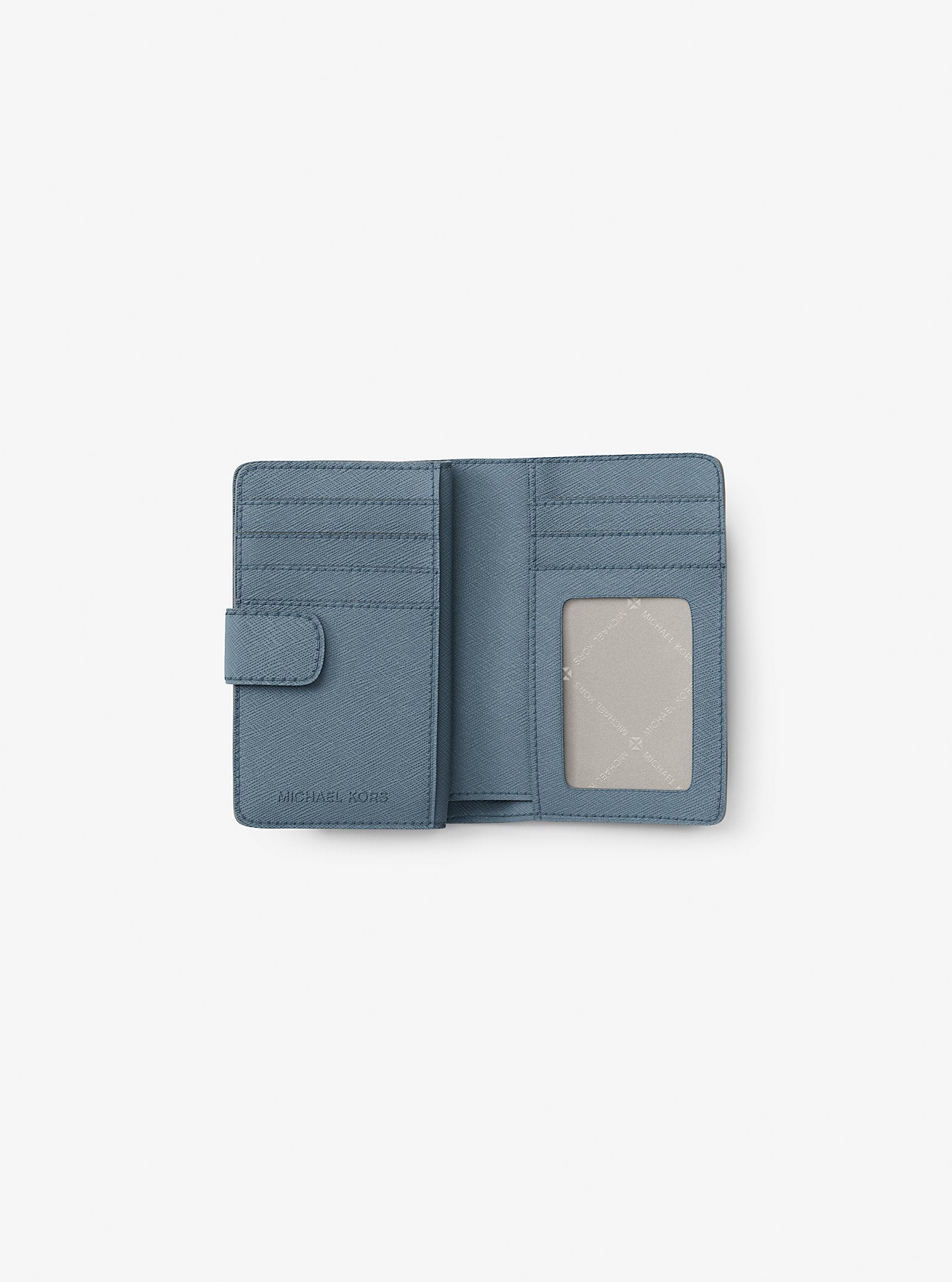 Medium Saffiano Leather Wallet Cornflower Cornflower