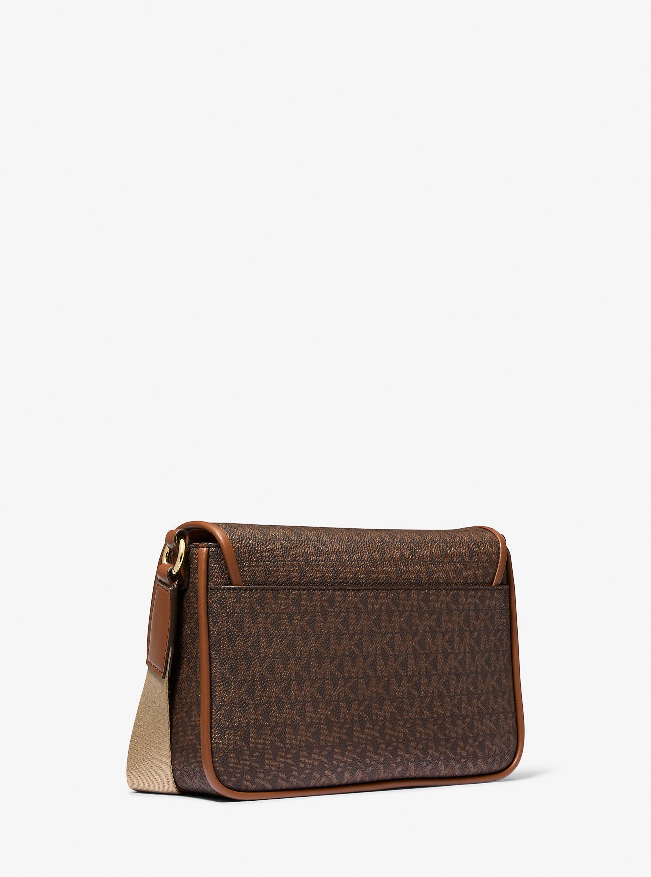 Bradshaw Medium Signature Logo Messenger Bag Brown Brown