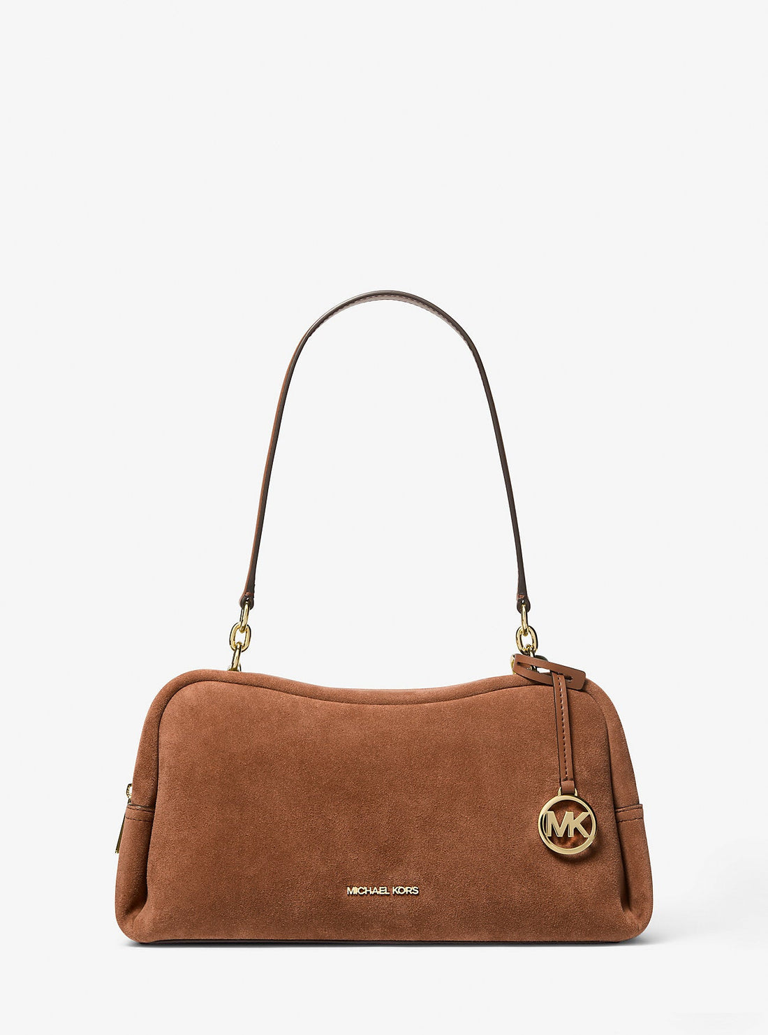 Cecily Medium Suede Shoulder Bag Luggage Luggage