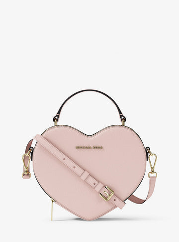Jet Set Small Heart Crossbody Bag Powder Blush Powder Blush