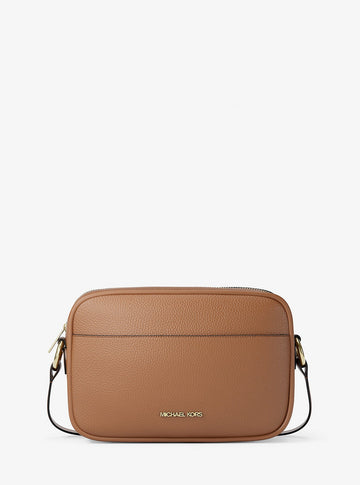 Jet Set Pebbled Leather Camera Crossbody Bag Luggage Luggage