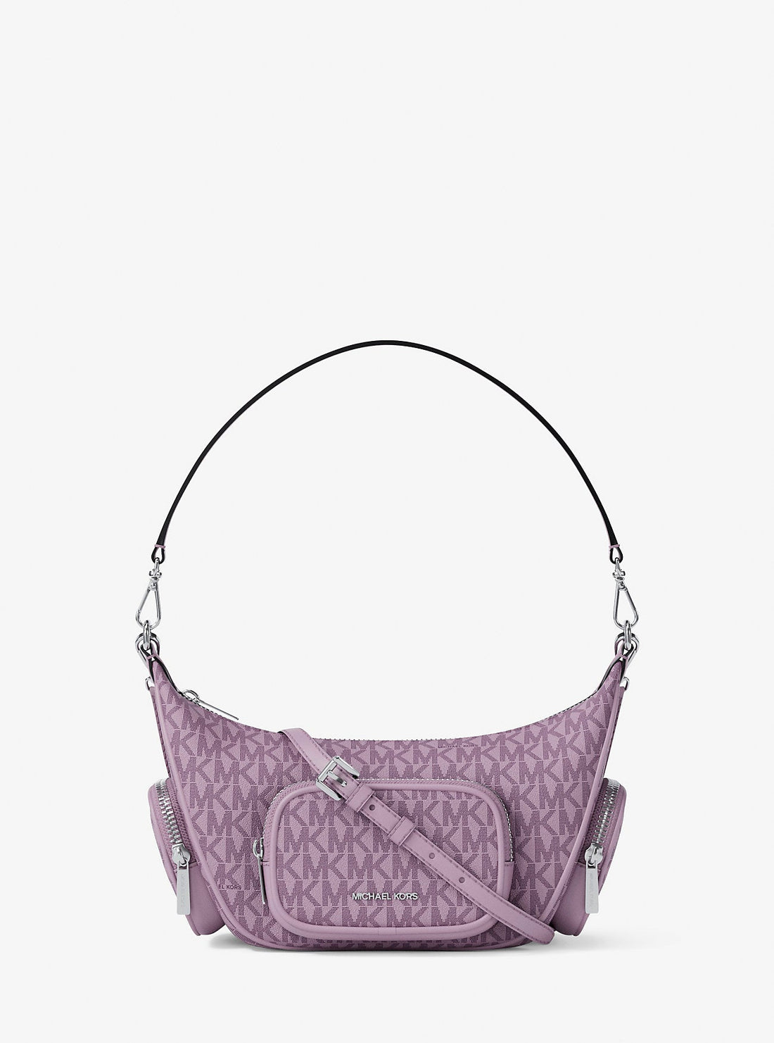 Merritt Small Signature Logo Convertible Shoulder Bag Lt Quartz Lt Quartz