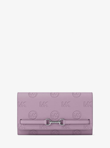 Carson Large Logo Debossed Wallet Lt Quartz Lt Quartz