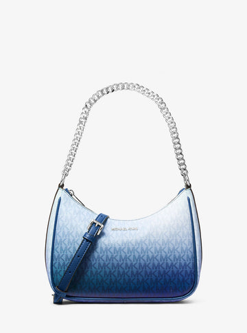 Jet Set Large Ombre Signature Logo Pochette Galaxy Blue Galaxy Blue