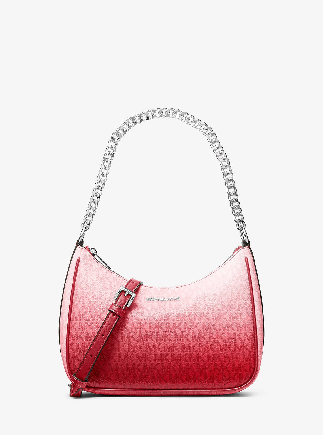 Jet Set Large Ombre Signature Logo Pochette Hibiscus Multi Hibiscus Multi