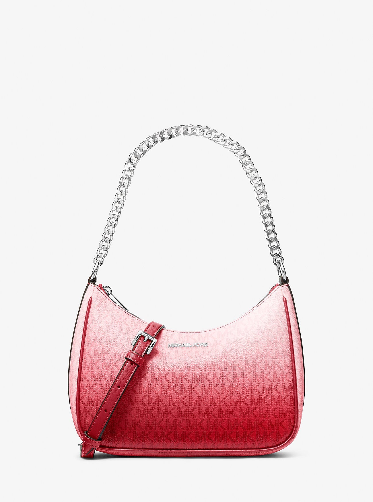 Jet Set Large Ombre Signature Logo Pochette Hibiscus Multi Hibiscus Multi