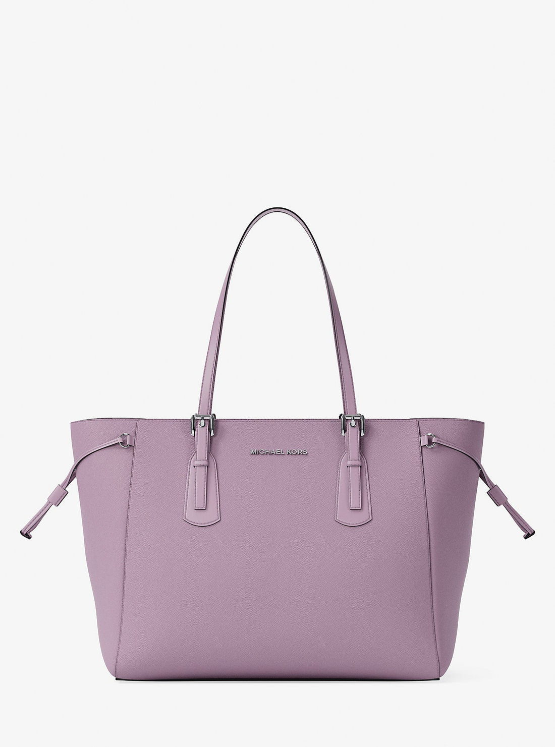 Voyager Large Saffiano Leather Tote Bag Lt Quartz Lt Quartz