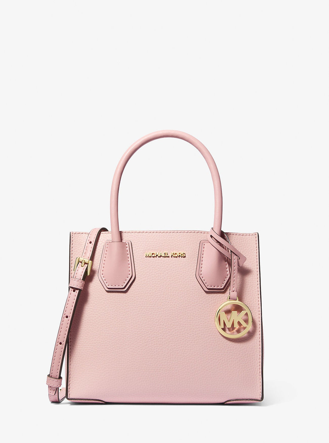 Mercer Medium Two-Tone Pebbled Leather Crossbody Bag Pwd Blsh Mlt Pwd Blsh Mlt