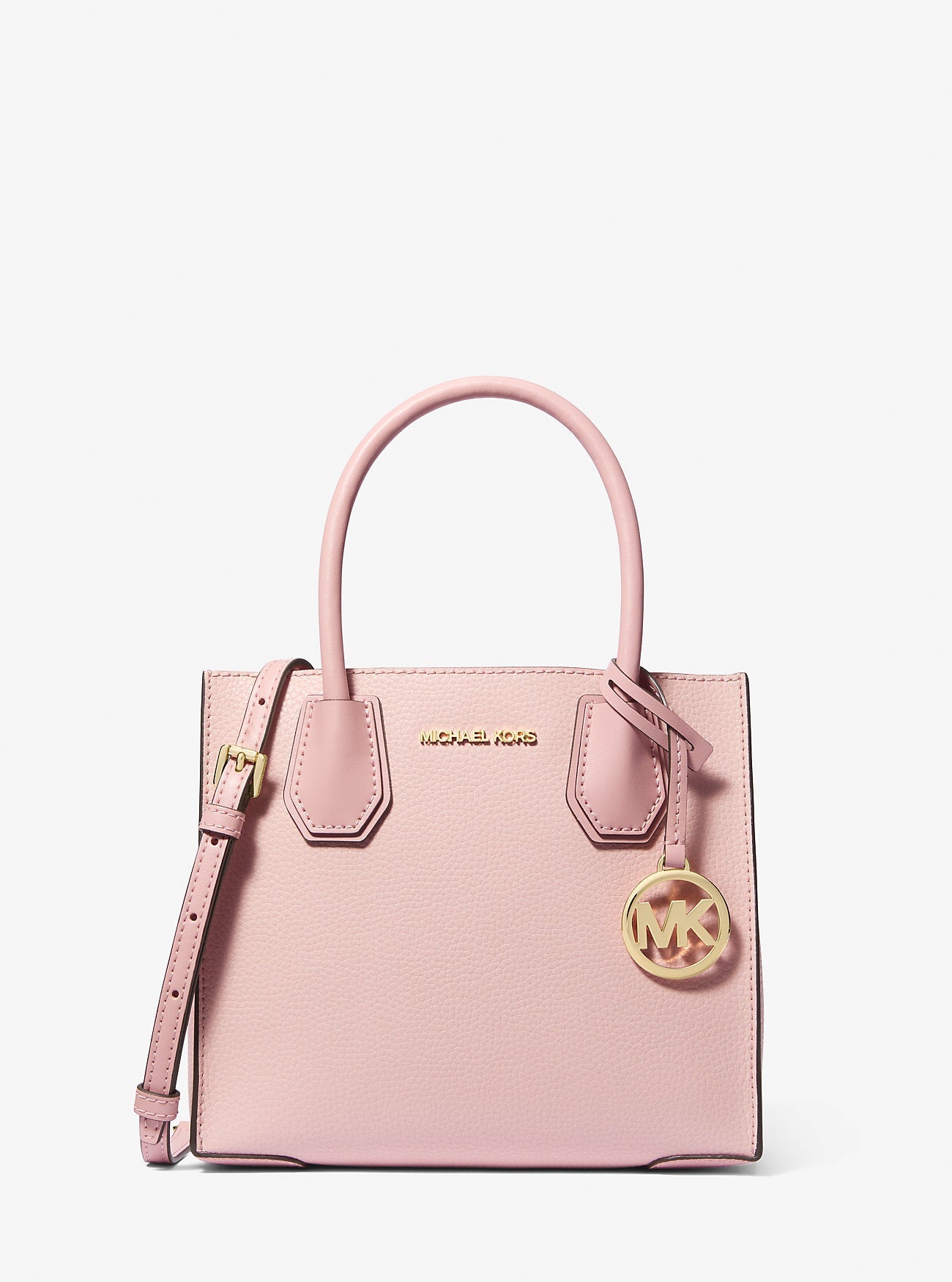 Mercer Medium Two-Tone Pebbled Leather Crossbody Bag Pwd Blsh Mlt Pwd Blsh Mlt