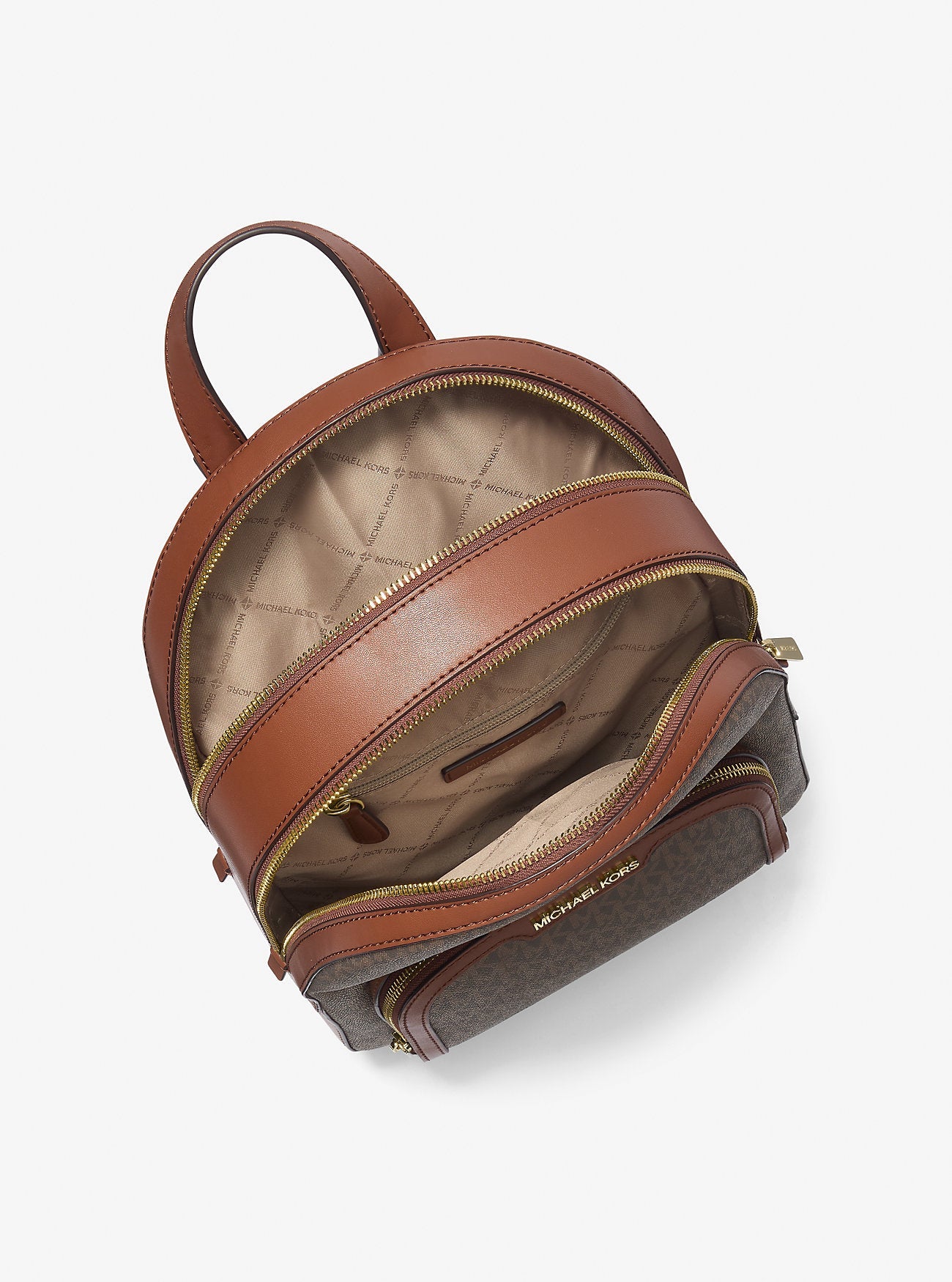 Jaycee Medium Logo Backpack Brown Brown