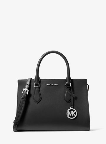 Sheila Medium Satchel Black Black