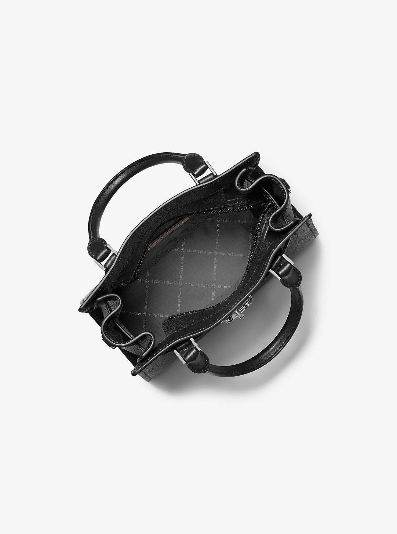 Hamilton Small Leather Satchel Black Black