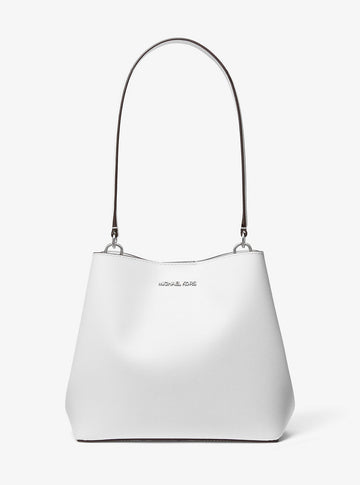 Pratt Medium Shoulder Bag Optic White Optic White
