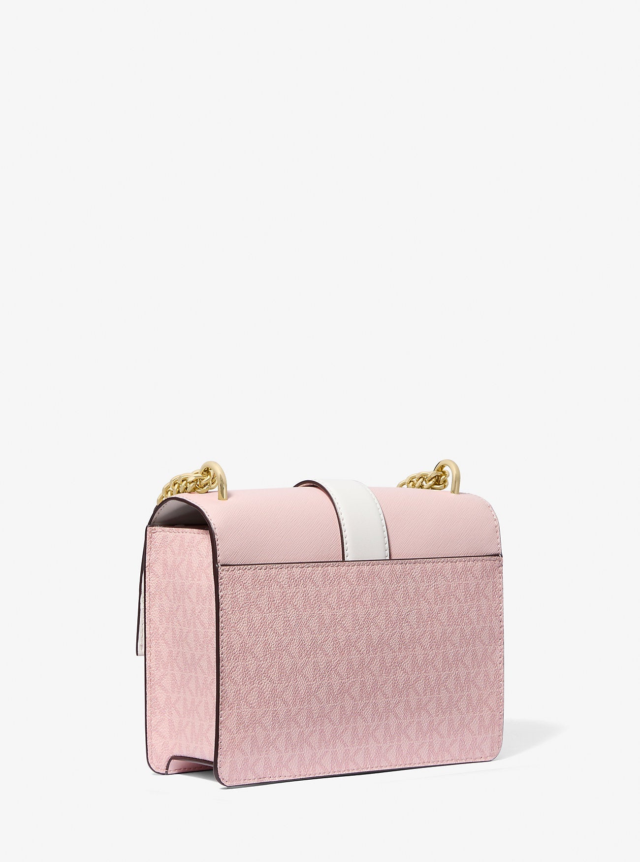 Greenwich Small Color-Block Signature Logo Crossbody Bag Pwd Blsh Mlt Pwd Blsh Mlt
