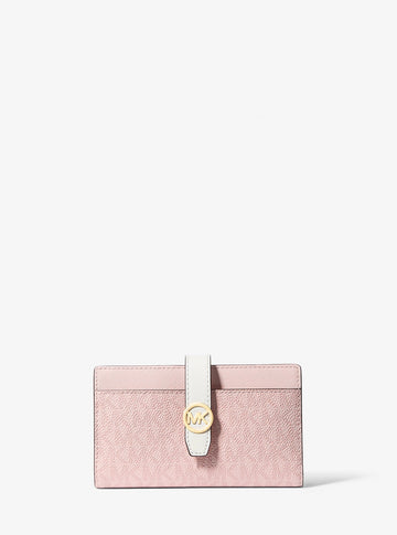 Greenwich Medium Signature Logo Wallet Pwd Blsh Mlt Pwd Blsh Mlt