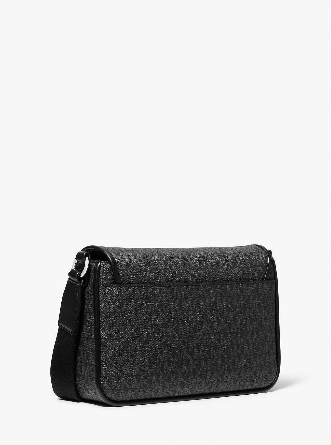 Bradshaw Medium Signature Logo Messenger Bag Black Black