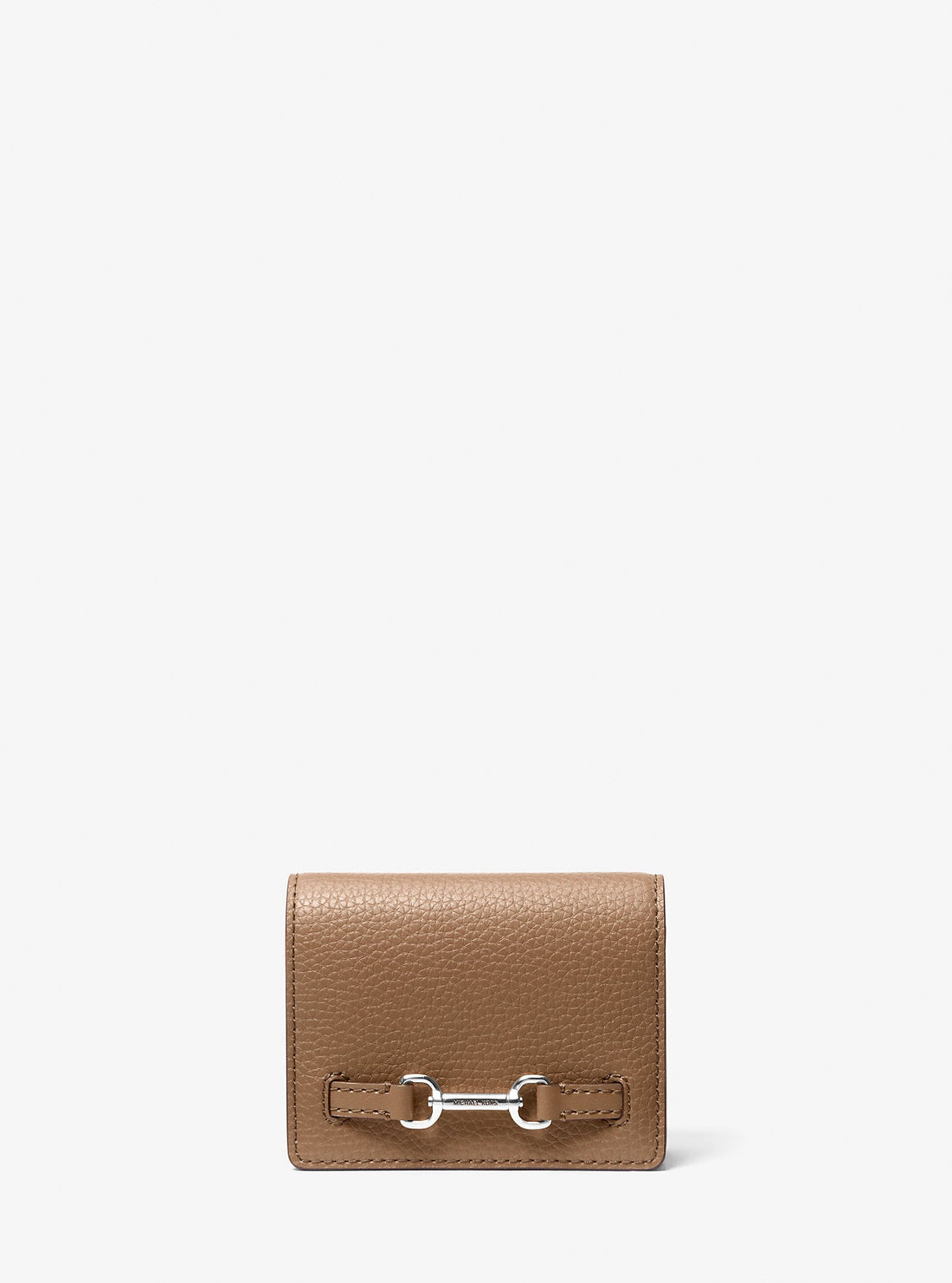 Carson Small Pebbled Leather Wallet Driftwood Driftwood