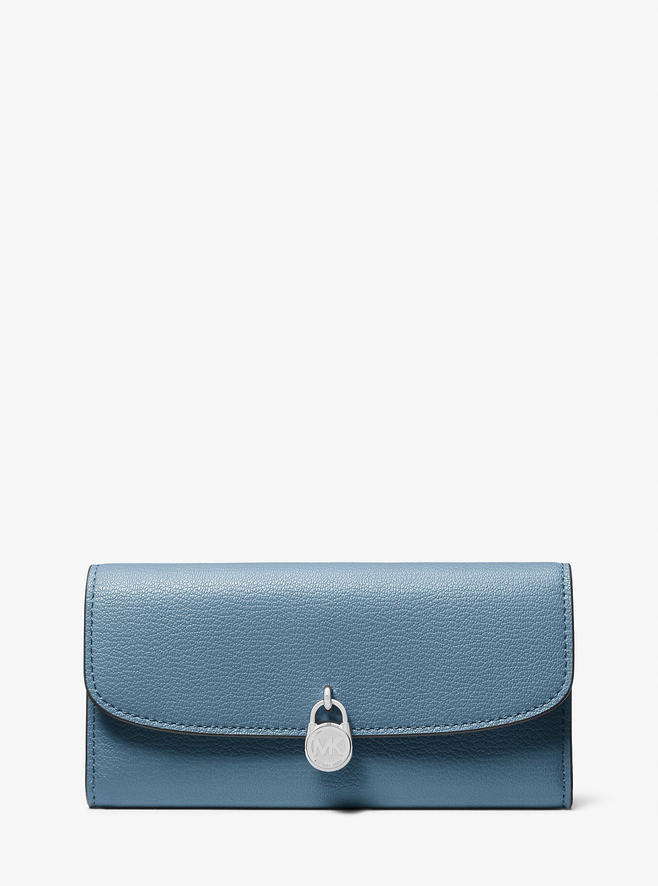 Hamilton Large Leather Continental Wallet Cornflower Cornflower