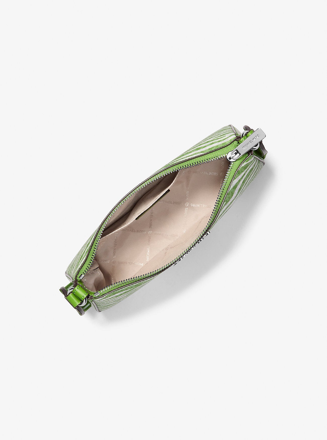 Jet Set Leather Medium Animal Print Logo Crossbody Bag with Case for Apple Airpods Pro® Jungle Jungle