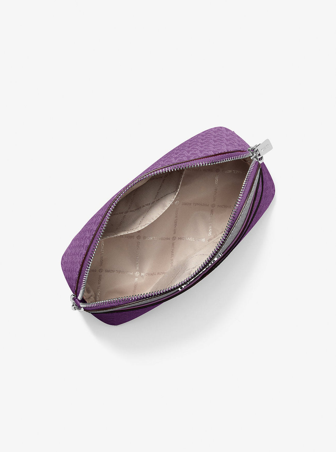 Jet Set Travel Color-Block Signature Logo Crossbody Bag Dark Purple Ml Dark Purple Ml
