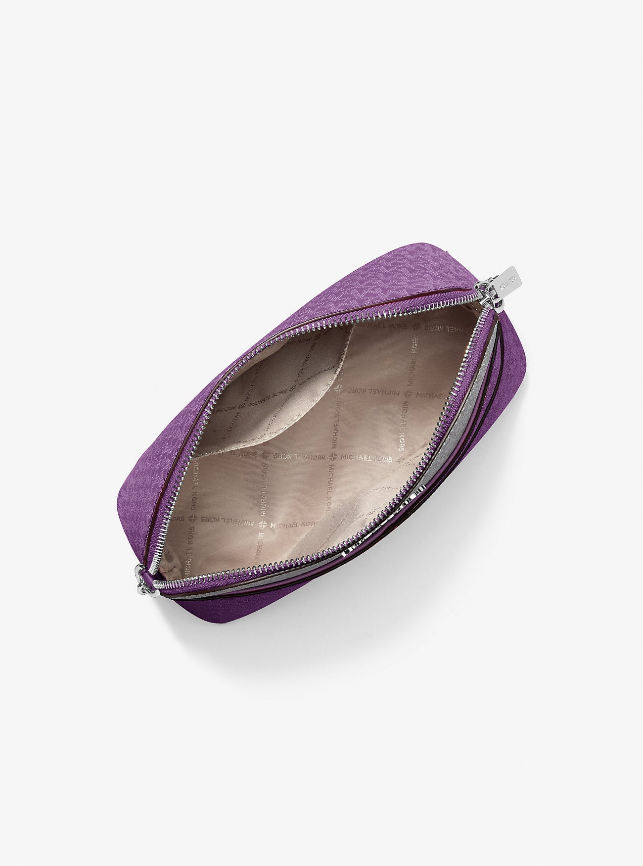 Jet Set Travel Color-Block Signature Logo Crossbody Bag Dark Purple Ml Dark Purple Ml