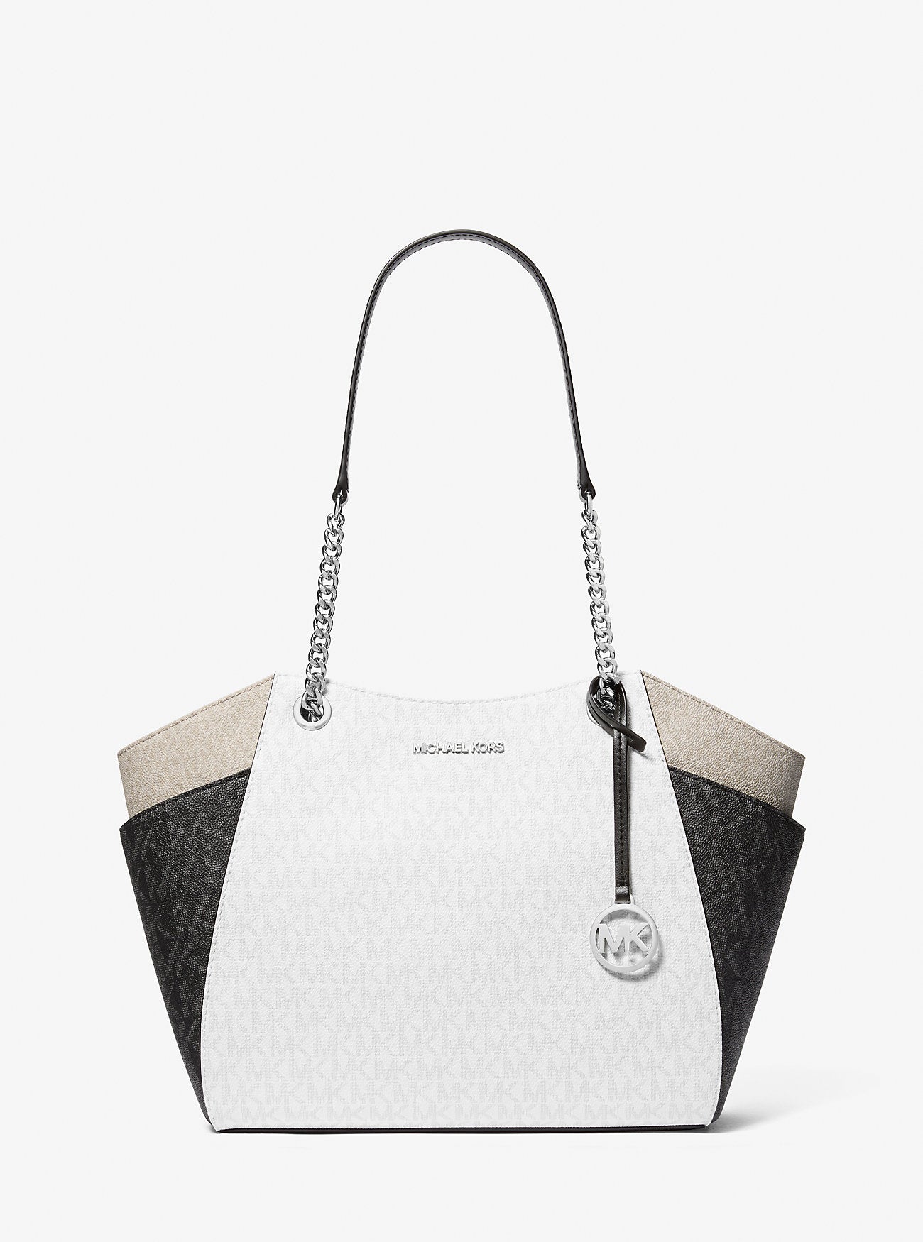 Michael Kors Jet Set Large Color-Block Signature Logo Shoulder Bag Opw ...