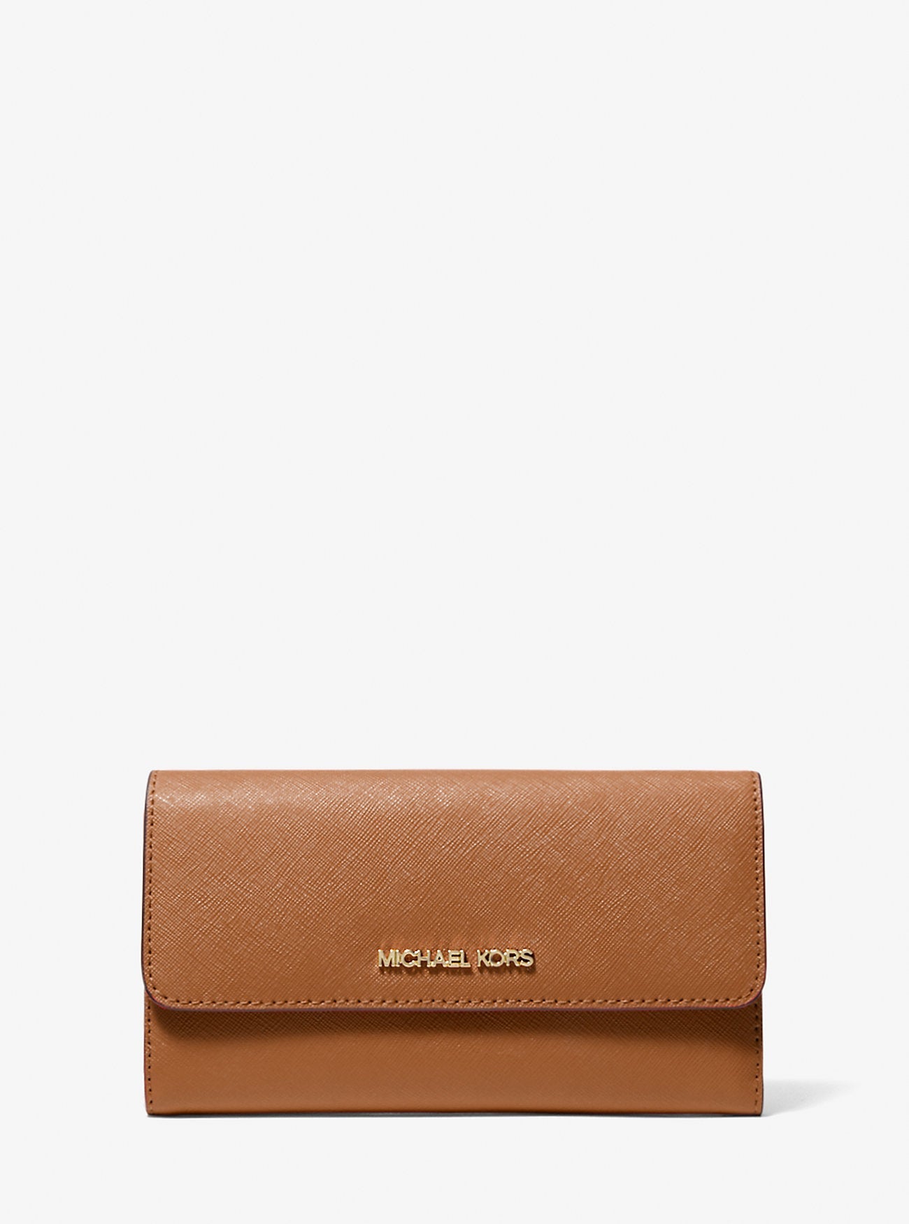 Jet Set Travel Crossgrain Leather Tri-Fold Wallet Luggage Luggage