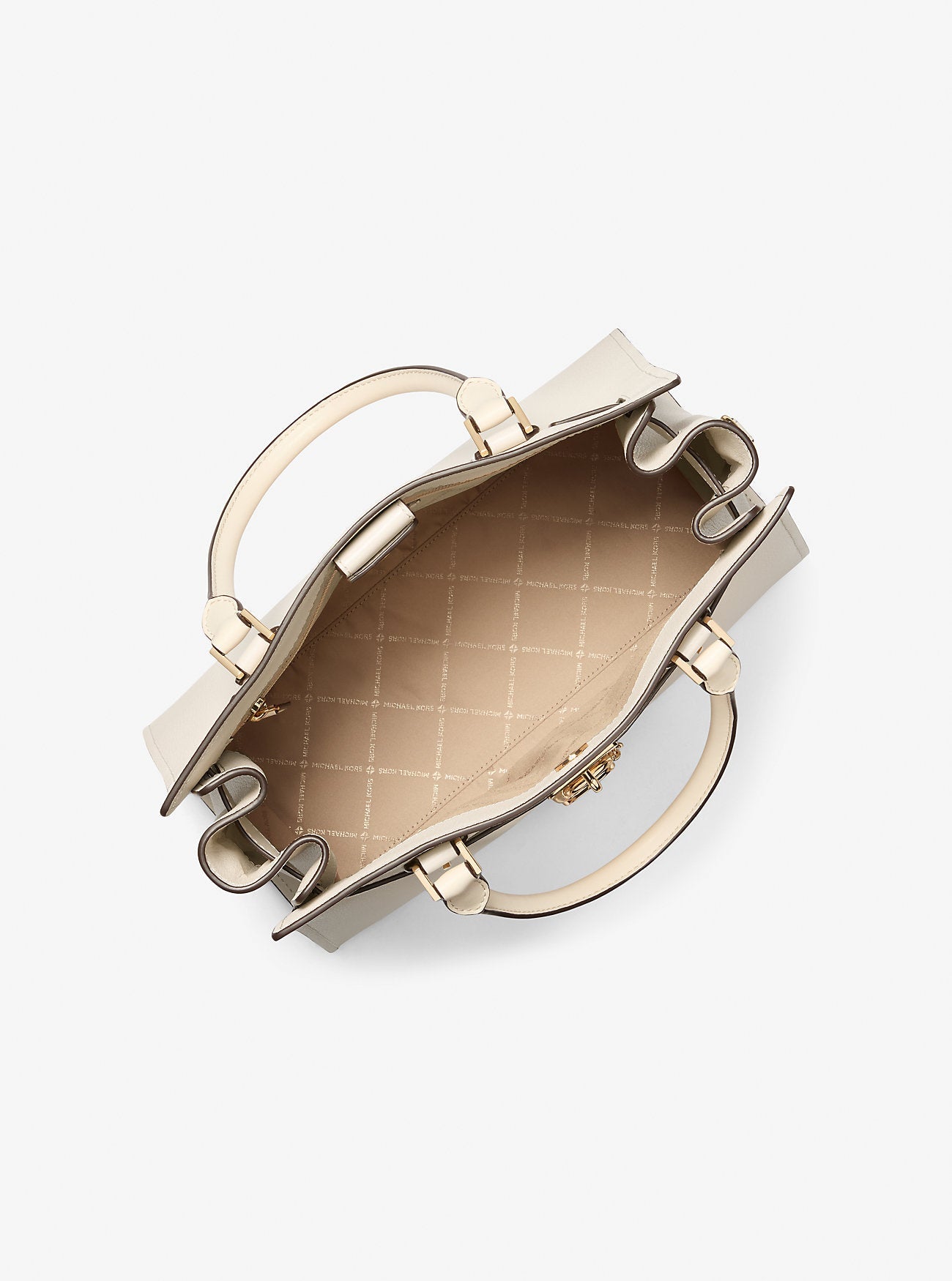 Hamilton Medium Leather Satchel Lt Cream Lt Cream