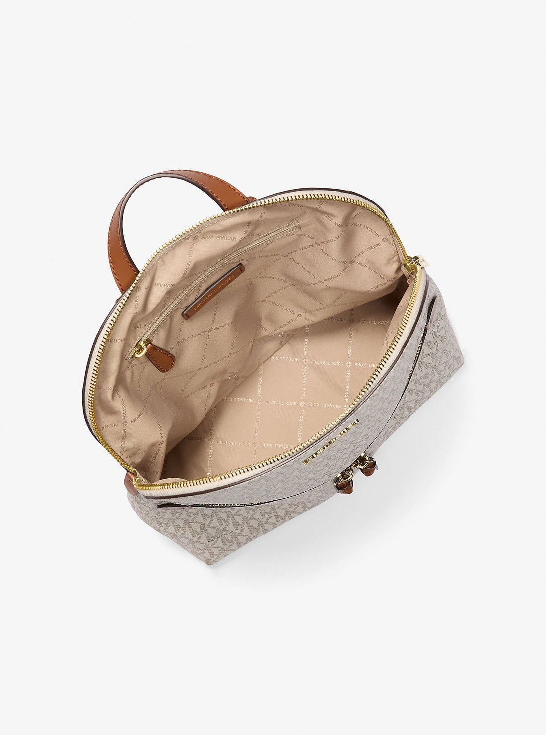 Dallas Medium Signature Logo Backpack Vanilla Vanilla