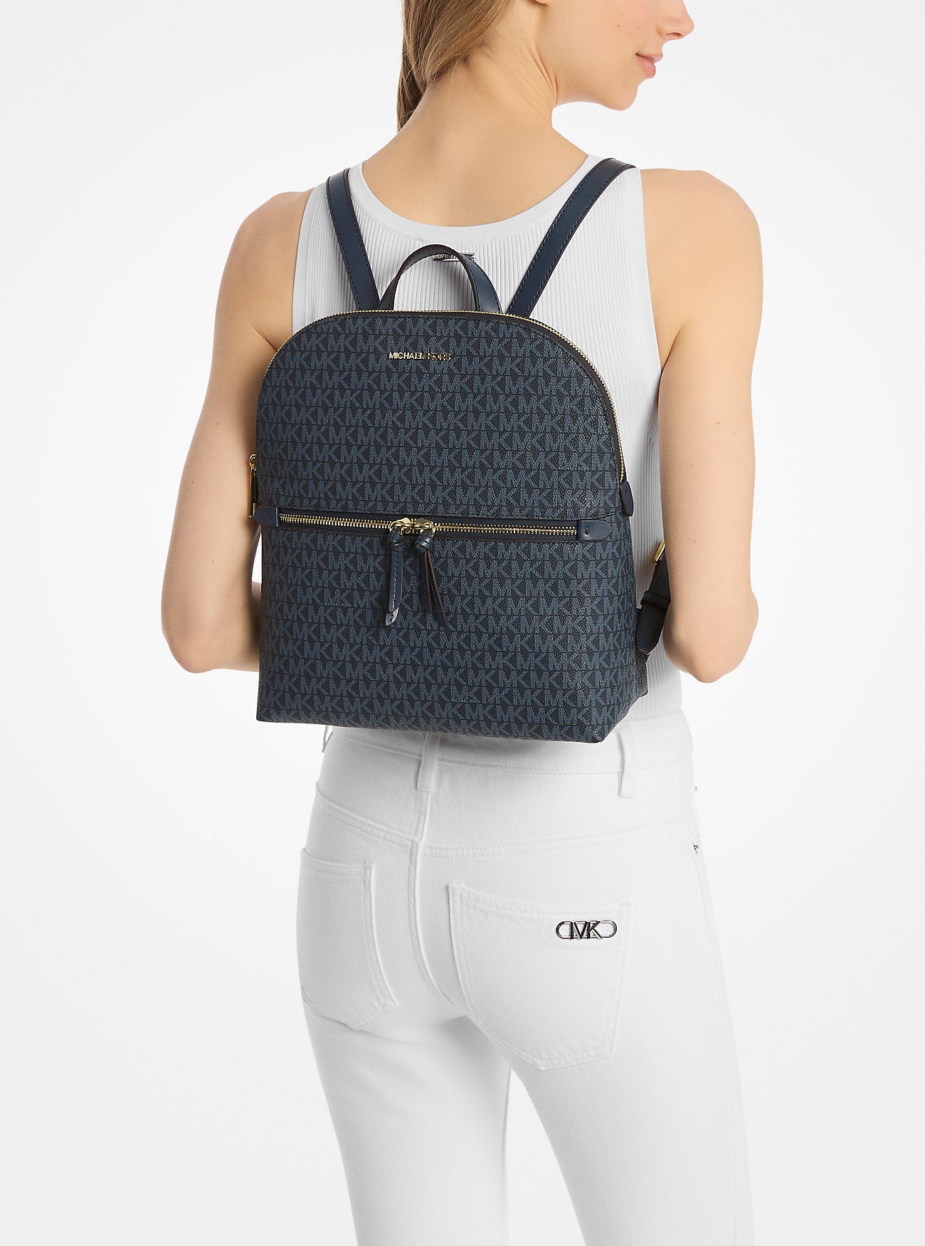 Dallas Medium Signature Logo Backpack Admiral Admiral