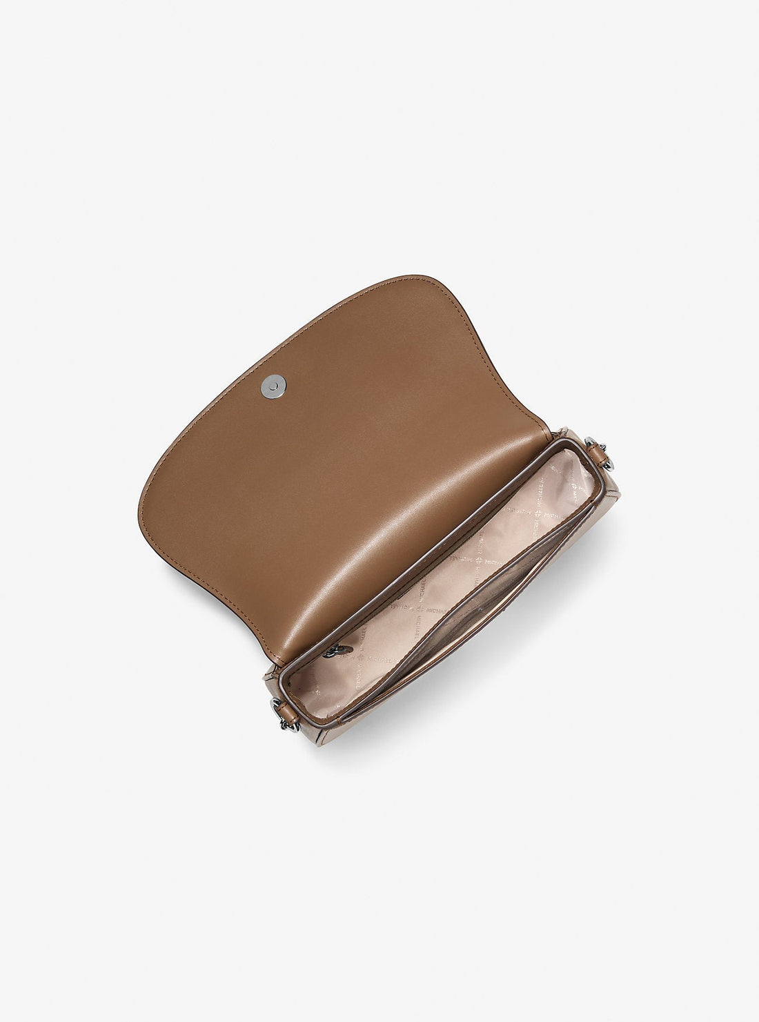 Mila Medium Leather Messenger Bag Driftwood Driftwood