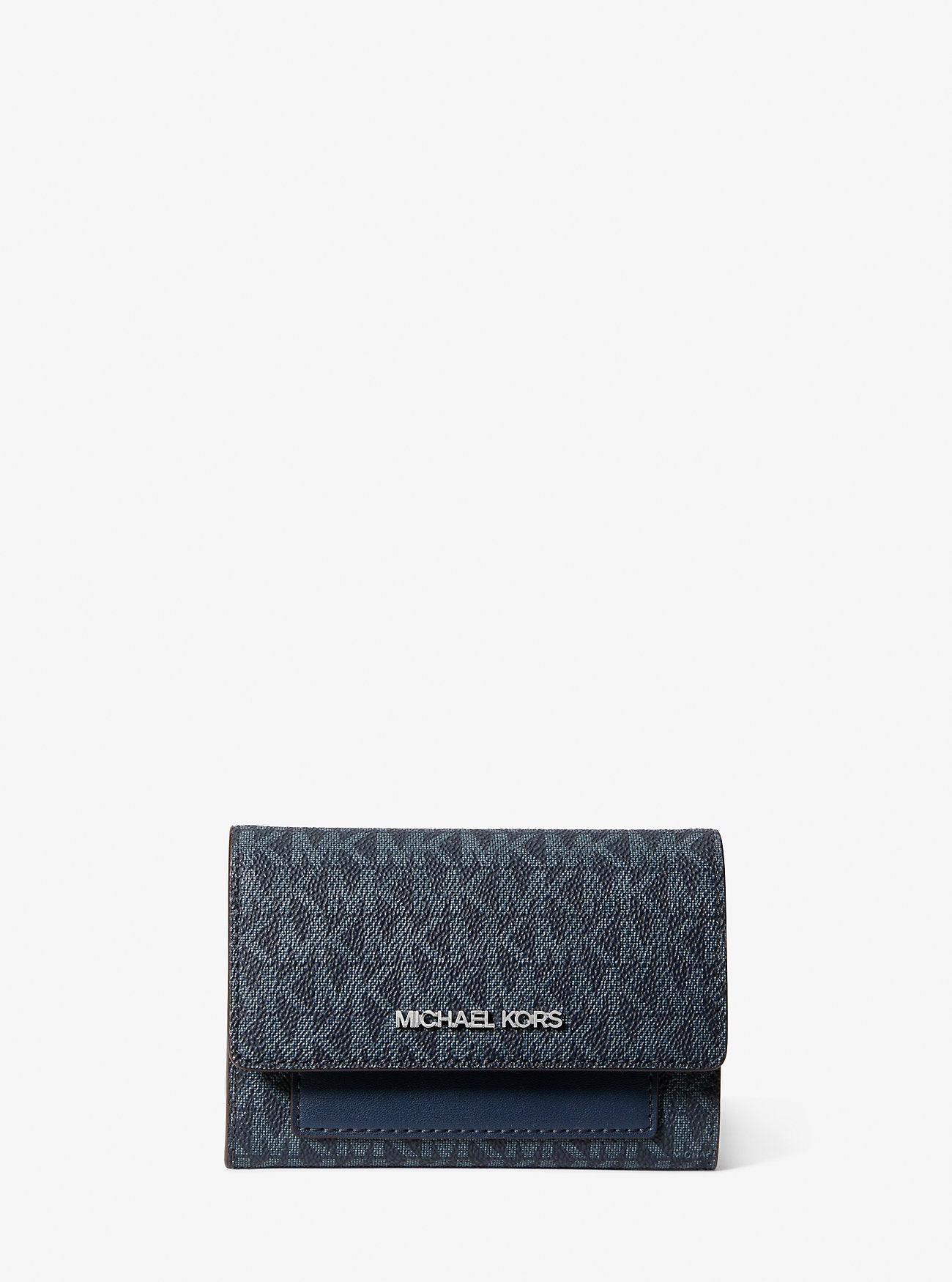 Jet Set Medium Signature Logo 2-in-1 Wallet Admiral Admiral