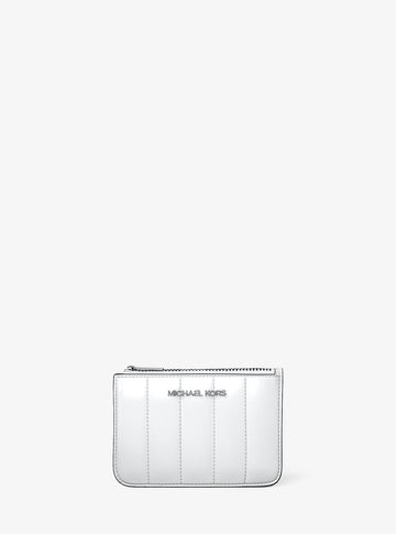 Jet Set Small Patent Coin Purse Optic White Optic White