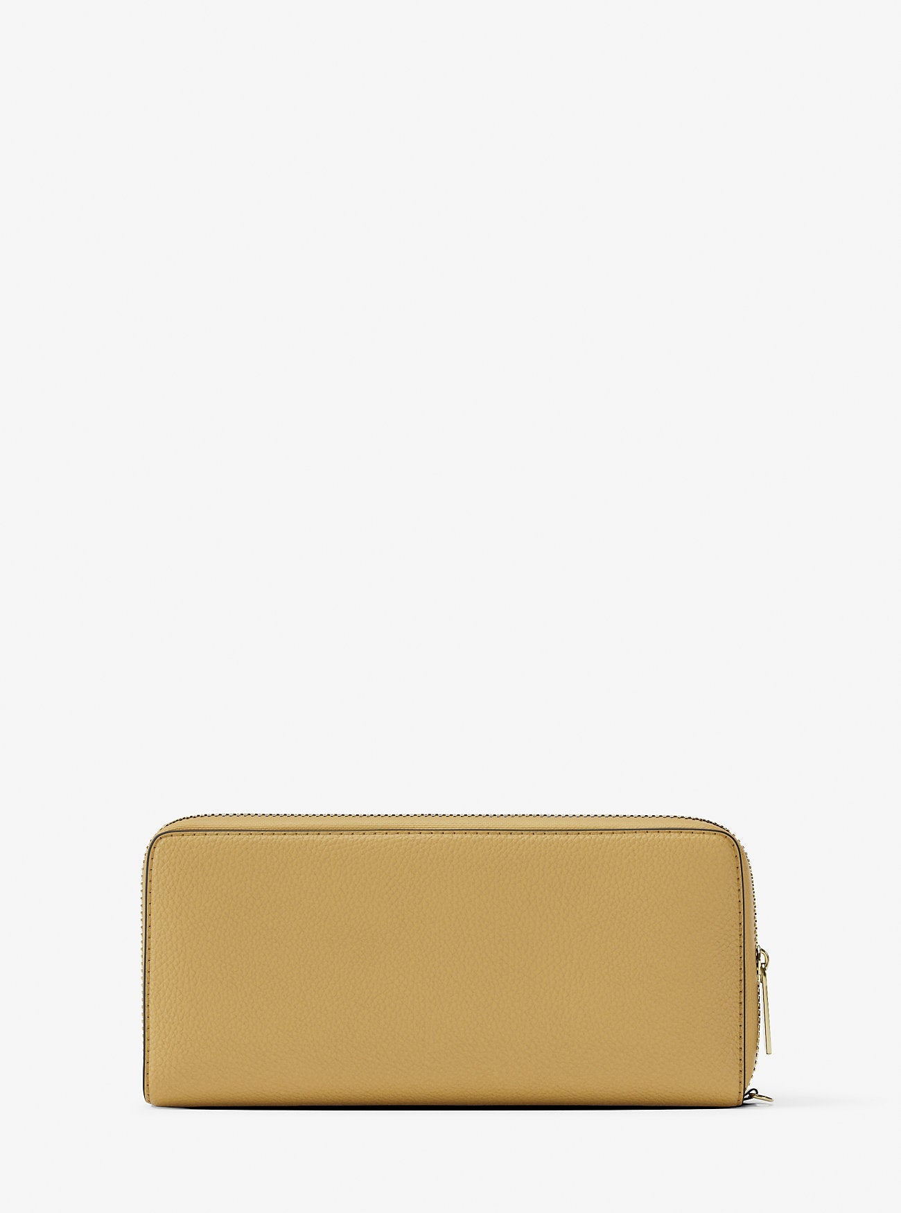 Jet Set Travel Large Pebbled Leather Wristlet Honey Honey