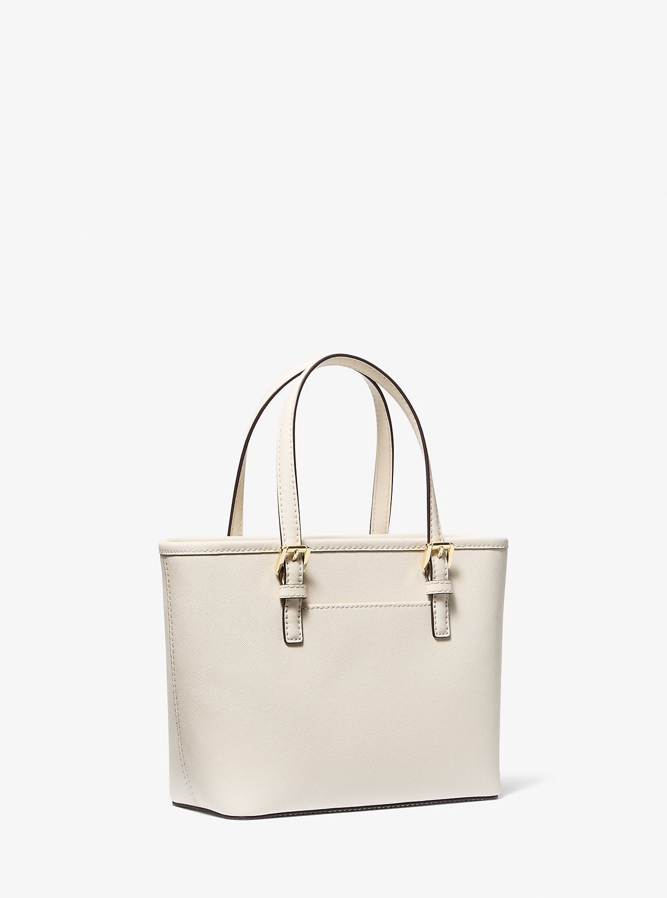 Jet Set Travel Extra-Small Saffiano Leather Top-Zip Tote Bag Lt Cream Lt Cream