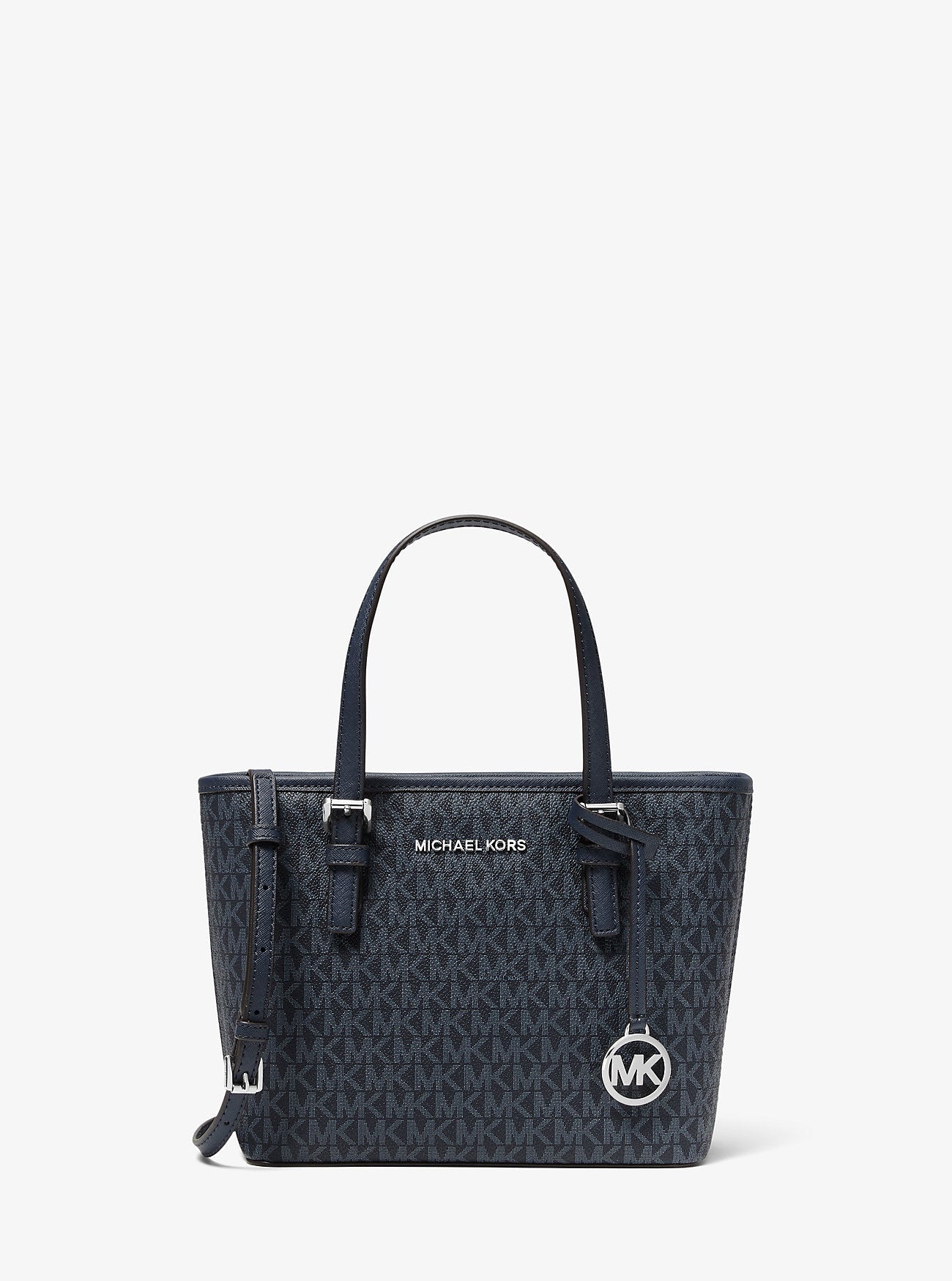 Jet Set Travel Extra-Small Logo Top-Zip Tote Bag Admiral Admiral