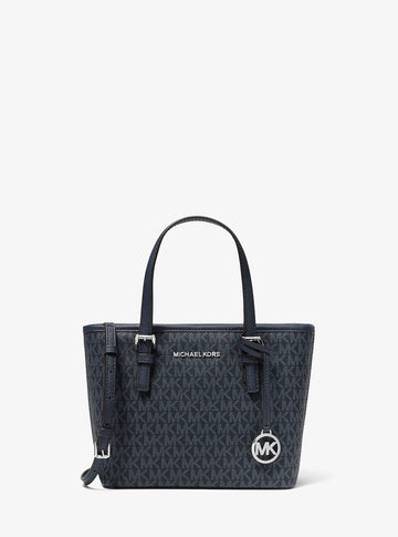 Jet Set Travel Extra-Small Logo Top-Zip Tote Bag Admiral Admiral