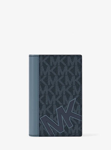 Cooper Signature Logo Folding Card Case Cornflower Cornflower
